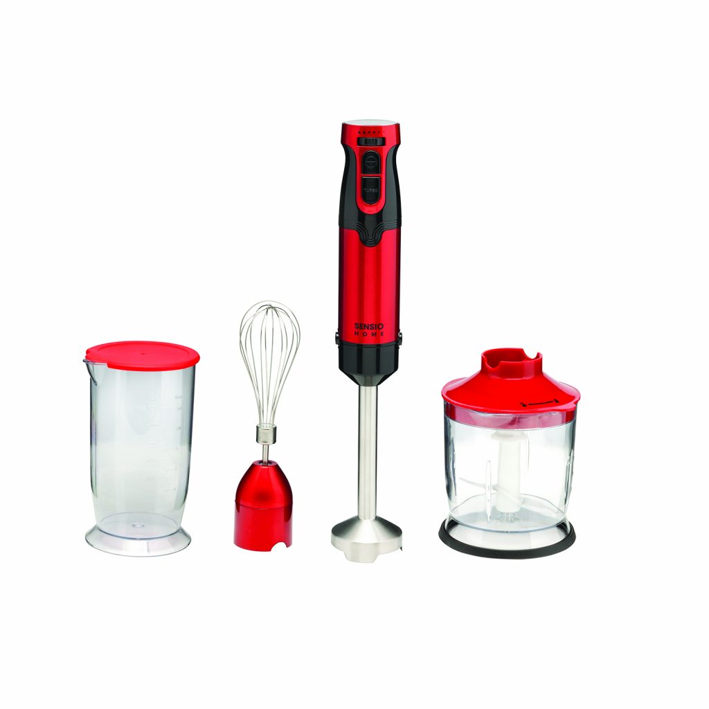 Sensio Home 1000W Super Powerful Hand Blender 4in1 Stainless Steel